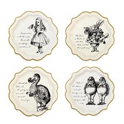 Truly Alice In Wonderland Mad Hatter Tea Party Paper Plates Pk 12