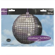Balloon Foil Ultrashape Disco Ball Holographic Pk1 