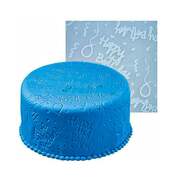 Happy Birthday Fondant Texture Mat 