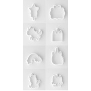 Unicorn Party Shapes Cookie Cutter Set (Pk 8)