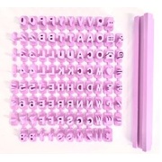 Alphabet & Number Cookie Press/Embosser Set