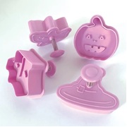 Halloween Plunger Cookie Cutter Set (Pk 4)