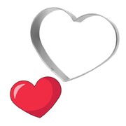 Heart Cookie Cutter 7cm x 8.5cm | Biscuit & Cake Decorating