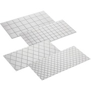 Fondant Imprint Mats Quilt & Squares 4 Pieces