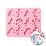 Silicone 12 Cavity Christmas Chocolate Mould