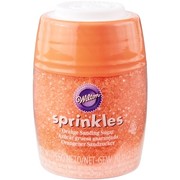 Cake Decorating Orange Sanding Sugar Sprinkles (70g) 