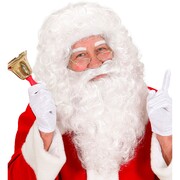 White Santa Wig & Maxi Beard Set | Christmas Costume Wig