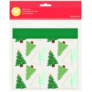 Christmas Trees Resealable Party Treat Bags (Pk 20)