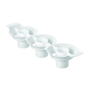 Two Tone Cupcake Insert Pk 3 (1 x 3-Cavity Insert)