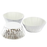 Baking Cups 5cm Silver Foil Pk24 