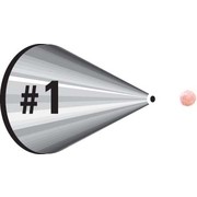 Cake Decorating Carded Round Tip #1 Pk1 
