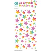 Crystal Rainbow Star Stickers (84 Stickers)