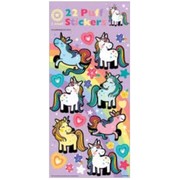 Unicorn Puff Stickers (23 Stickers)