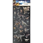 Jurassic World Dinosaur Stickers (2 Sheets 41 Stickers)
