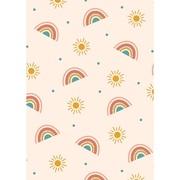 Sun & Rainbows Gift Wrapping Paper 700mm x 495mm