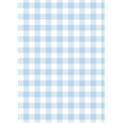 Blue Gingham Gift Wrap 1 Sheet