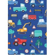 Little Truckers Gift Wrap 1 Sheet 700mm x 495mm
