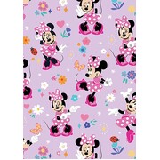 Disney Minnie Mouse Gift Wrap Sheet Lilac FSC Certified 700mm x 495mm