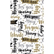 Gift Wrap Celebrate Formal 700mm x 495mm Pk 1 Art