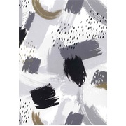 Formal Brush Strokes Gift Wrap 700mm x 495mm (Pk 1)