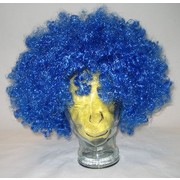 Wig Curly Clown Afro Blue Pk1 HT