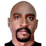 Woochie Dark Brown Latex Bald Wig Cap (Pk 1)