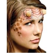 Woochie Latex Small Flesh Colour Alien Horns (Pk 2)