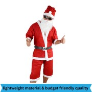 Adult Aussie Santa Suit Costume with Shorts (Pk 1)