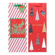 Assorted Christmas Wine Gift Bag (Pk 2)