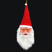 Hanging Santa Face Christmas Decoration 45cm (Pk 1)