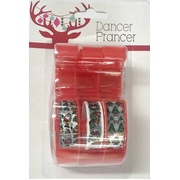 Christmas Design Printed Sticky Tape with Dispensers (Pk 3)