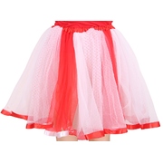 Child Red & White Christmas Tutu (Pk 1)