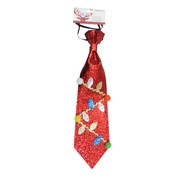 Novelty Red Glitter Christmas Tie (Pk 1)