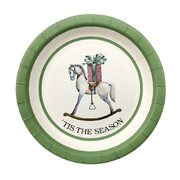 Christmas Tis The Season 18cm Paper Plates (Pk 10)