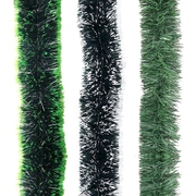 Green Assorted 2m Christmas Tinsel (Pk 3)