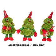Musical Dancing Repeating Voice Christmas Tree Toy 40cm Pk 1