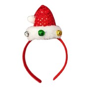 Christmas Mini Santa Hat with Bells Headband