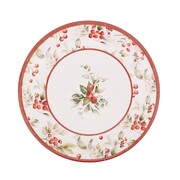 Christmas Berry 9in 23cm Paper Plates Pk 20
