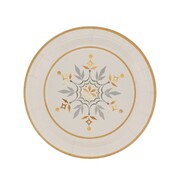 Christmas Snowflake 7in 18cm Paper Plates Pk 20