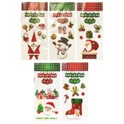 Christmas Mixed Design Party Treat Cello Bags Pk 25