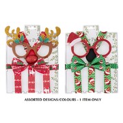 Christmas Costume Dress Up Kit Assorted Glasses Bow Tie Braces
