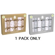 Gold OR Silver Mini Christmas Bon Bons 6in (Pk 6)