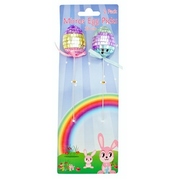 Pastel Mirror Refelective Easter Egg Picks 28cm (Pk 2)