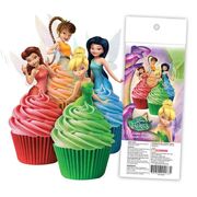 Edible Disney Fairies Wafer Cake Toppers (Pk 16)