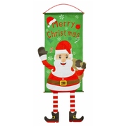 Giant Merry Christmas Santa Hanging Sign 110x40cm