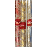 Christmas Assorted Design Burlap Table Runner 180x36cm (Pk 1)