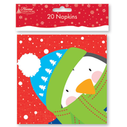 Christmas Kids Design 2 Ply Lunch Napkins Pk 20