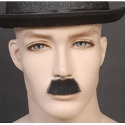 Black Charlie Chaplin Moustache (Pk 1)