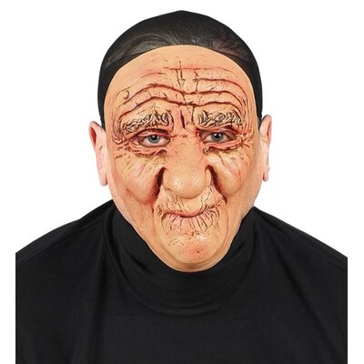 Old Man Grandpa Latex Face Mask