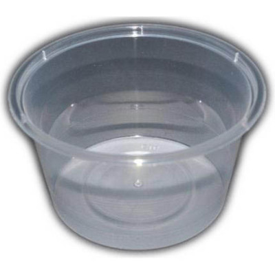 Clear Round 440ml PET Deli Food Containers (Pk 500)